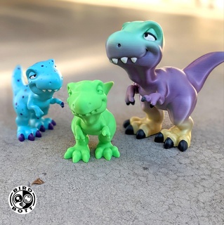 dean dino stocking stuffer toys t-rex trex animal kids children cartoon dinosaur birdbott cute art toy figure 3d print model - Mito3D