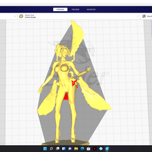 death beautiful game angel woman death 3d print model - Mito3D