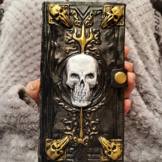 death book deathbook book goth ornament  3d print model - Mito3D
