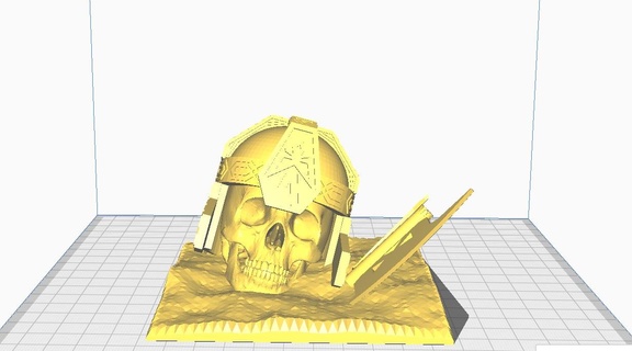 morte gimli lotr anão argolas moria hobbit 3d print model - Mito3D