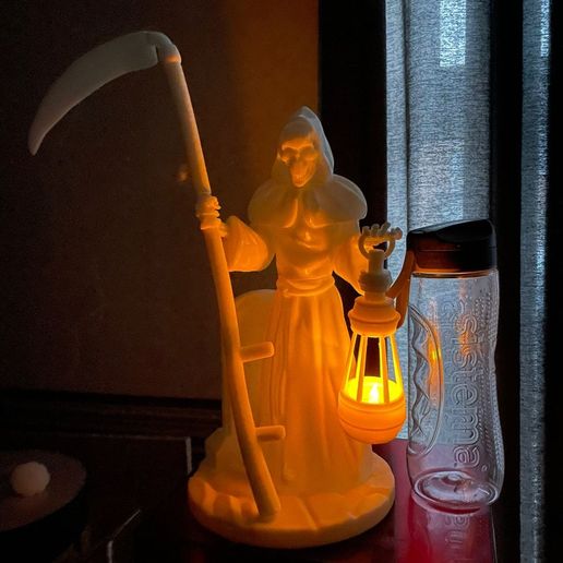 ölüm acımasız orakçı Sanat ışık Fener gece lambası Harry çömlekçi osrs Runescape Noel cadılar bayramı korkutucu ürpertici 3D print model - Mito3D