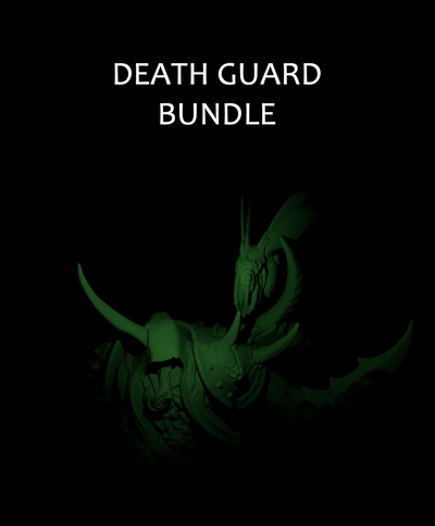death guard bundle game hammer of war smelly plague poxwalker heroes 3d print model - Mito3D