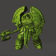 death guard phat nerd proxy warhammer pilot 30k 40k psyker nurgle wizard chaos 3d print model - Mito3D