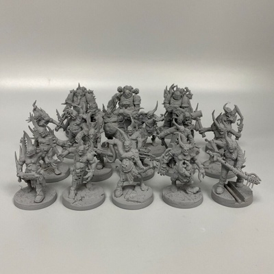 morte guarda caminhantes doentes jogos repugnantemente resiliente w40k warhammer40k espaço fuzileiros navais caos mortiço csm praga morteiro poxwalkers varíola 3d print model - Mito3D