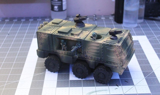 Morte macchina miniatura gratuito tavolo warhammer freddo Youtube serbatoio esercito militare camion fuori strada apocalisse 3d print model - Mito3D