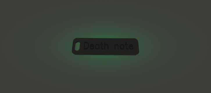 morte Nota 3d print model - Mito3D