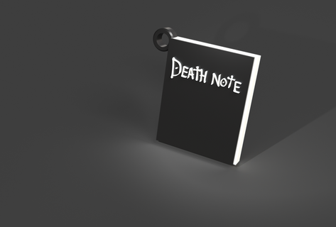 death note keychain light ryuk anime 3d print model - Mito3D