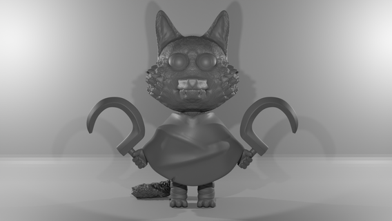 muerte Beso botas 2 animación Arte gato arte fan modelo película Dreamworks guadaña shrek juguete lobo Lobos 3d print model - Mito3D