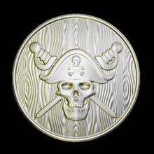 death skull pirate art 3d print model - Mito3D