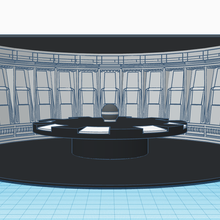 death star briefing conference room 375 scale architecture deathstar death star star wars buildings structures 3d print model - Mito3D