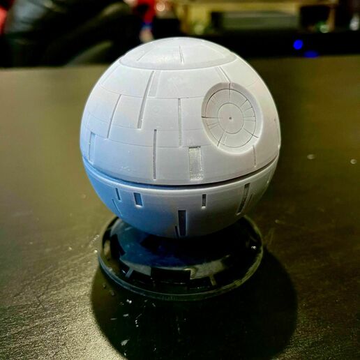 death star container high wars empire sith galactic 3D print model - Mito3D