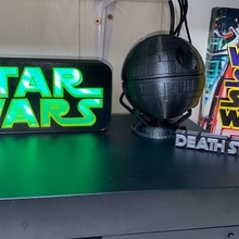 ölüm star logo mandaloryalı savaşlar mando bebek Yoda Darth Vader Disney 3d print model - Mito3D