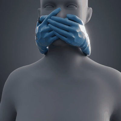 death stranding 2 fragile gloves mask ds2 higgs monaghan game cosplay games 3dprint blue strand glove beach hideo seydoux reedus necklace 3d print model - Mito3D