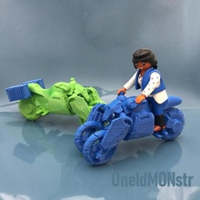 morte spiaggiamento di moto gioco cordatura giocattolo playmobil frullatore 3d print model - Mito3D