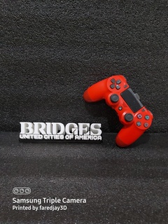 death stranding bridges 3d name plate 3d print model - Mito3D