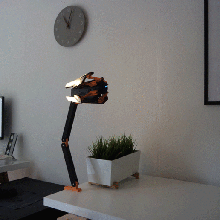 mort échouage bureau lampe cosplay soutenir gadget jeu LED lumière 3d print model - Mito3D