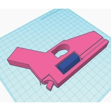 death stranding die hard mans pistol gun man 3d print model - Mito3D