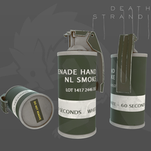 death stranding higgs sam bridges smoke grenade cosplay game deathstranding ds kojima monaghan 3d print model - Mito3D