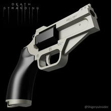 death stranding pistol various gun weapon bullet cosplay game videogame jeuvideo diy 3dprint 3d printing reply 3d print model - Mito3D