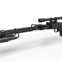 ölüm trooper blaster tüfek burada-19d star wars çeşitli yazdırılabilir baskı cosplay oyuncak yineleme scifi silah starwars dlt19d burada deathtrooper blasterrifle 3d print model - Mito3D