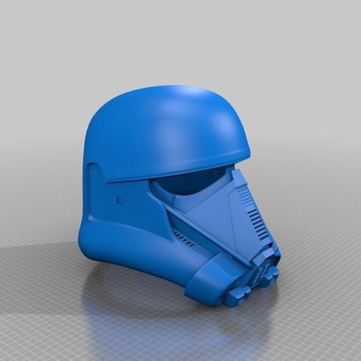 death trooper helmet 3D print model - Mito3D