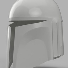 death watch mandalorian helmet star wars fashion boba fett CASCO DE 3d print model - Mito3D