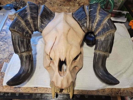 deathclaw skull mask costume 3d print model - Mito3D