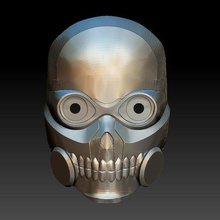 deathgun Maske Spiel 3d print model - Mito3D