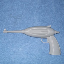 deathloc's laser pistol game props weapon prop marvel gun cosplay 3d print model - Mito3D