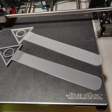 deathly hallows bookmark gadget book hollows harry potter spool holder 3d print model - Mito3D