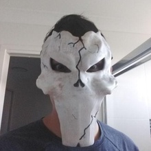 ölüm maskesi darksiders cellat oyun Cadılar Bayramı hayalet iskelet cosplay giyilebilir maske 3d print model - Mito3D