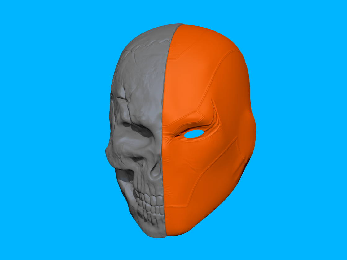 deathstroke legends helmet dc comics cosplay 3D print model - Mito3D