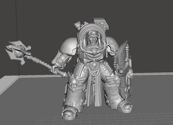 todesschwinge ritter spiel wh epos legion krieg kriegsspiel space marines ritterlegion 3d print model - Mito3D