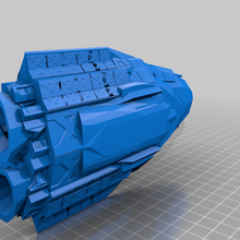 debrexian shuttle game alien space spaceship vehicles 3d print model - Mito3D