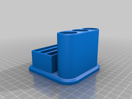 deburring tool organizer simpler accessories creality ender 3 deburrer holder ender3 3d printer 3d print model - Mito3D