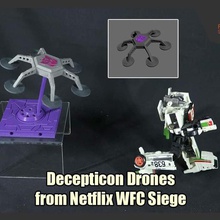 Decepticon Drohnen Netflix Transformer wfc Belagerung 3d print model - Mito3D