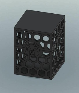 cubierta caja mtg comandante 3d print model - Mito3D