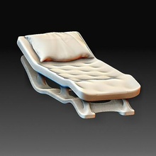 coberta cadeira mobília arte Alto poli printable model inventário 3d print model - Mito3D