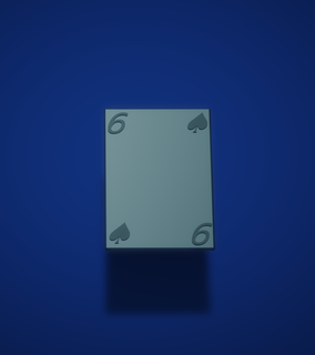 plate forme jouant cartes 36 pièces Plans traverser mal piques 3d print model - Mito3D