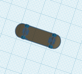 mazzo tec skateboard gioco skateboard tech mazzo 3d print model - Mito3D