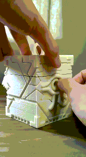 deckbox engrenagem yugioh milênio enigma cartas caso bainha cartão suporte tcg 3d print model - Mito3D