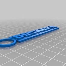 decker keychain tool 3d printing 3d print model - Mito3D