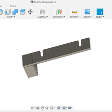 terrasse fixation jauge 3d print model - Mito3D