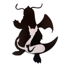 deco dratini - dragonair - dragonite pokemon