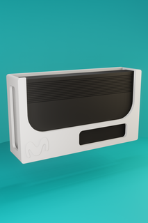 deco inteligente movistar pared soporte enrutador Wifi cabina 3d print model - Mito3D