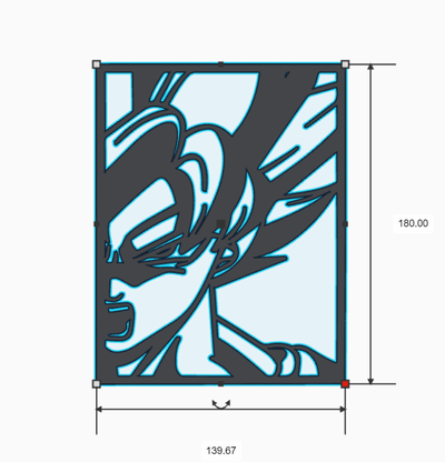 decoracion pared goku gratis esfera dragón vegeta cuadro mural 3d print model - Mito3D