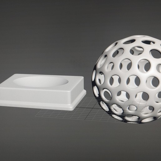 decoración pelota arquitectura 3D print model - Mito3D