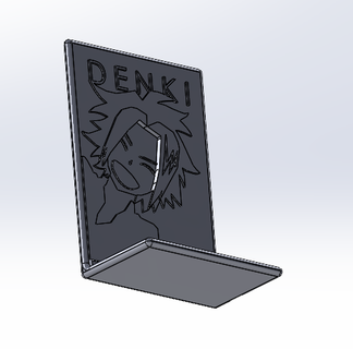 decoração denki livro quadra mha 3d print model - Mito3D