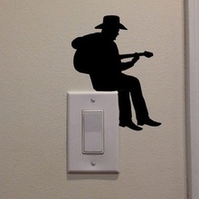 decoração violão amortecedor luz electrica casa parede 3d print model - Mito3D