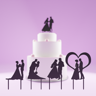 décoration mariage Gâteaux gâteau mariée anniversaire argent jubilé d'or Pâtisserie boutique boulangerie 3d print model - Mito3D